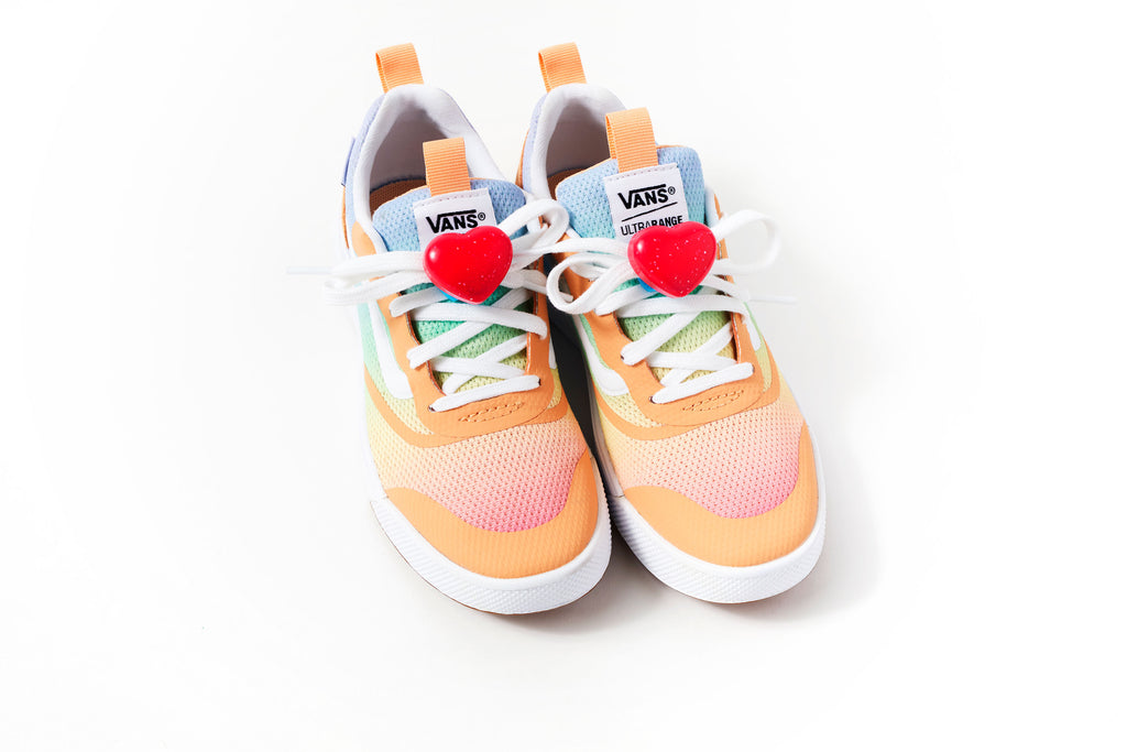 pink glitter heart lokks